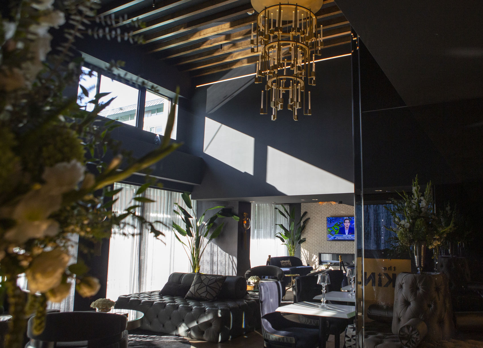 The interior of the Kindler lobby
